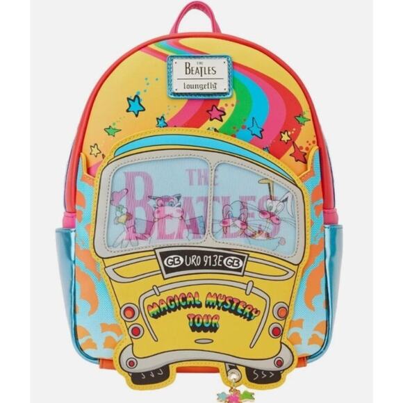 Loungefly Beatles Magical Mystery Tour Mini - Picture 1 of 4